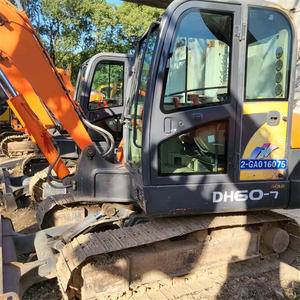 Miniexcavadoras Usadas Confiables Doosan DH60 de 6 Toneladas y DH55 en Venta, Excavadoras Compactas Komatsu con Motor Yanmar, Componentes Principales PLC - Product Image 2