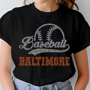 Transferencia de Cristales Termoadhesivos con Diseño de los <span class=keywords><strong>Orioles</strong></span> de Baltimore para Camisetas - Product Image 2