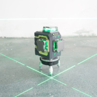 Niveau laser vert 3D 12 lignes auto-nivelant 360° °   Niveau laser horizontal et vertical pour la mesure en construction