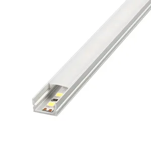 Bandes de LED en aluminium 1M 2M 3M Profilé en aluminium pour bandes Lumière linéaire en aluminium traitement de coupe personnalisé