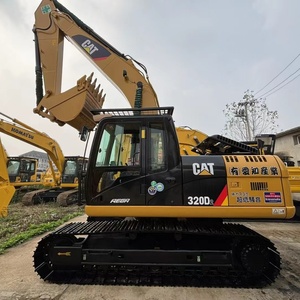 Excavadora de tierra móvil 320D, equipo de construcción usado, alta calidad, 320B 320C - Product Image 1