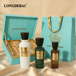 Botellas de Perfume Vacías de Vidrio de Alta Gama Personalizadas, 30ml 50ml 100ml, Redondas, Blancas, Estilo Árabe, con Caja de Empaque - Product Image 4