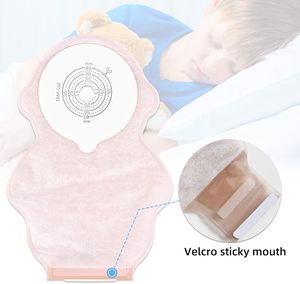 子供用人工肛門バッグ新生児用ワンピースオーソミーバッグ使い捨てスツールバッグ子供用オトミーポーチフック & ループ付き - Product Image 5