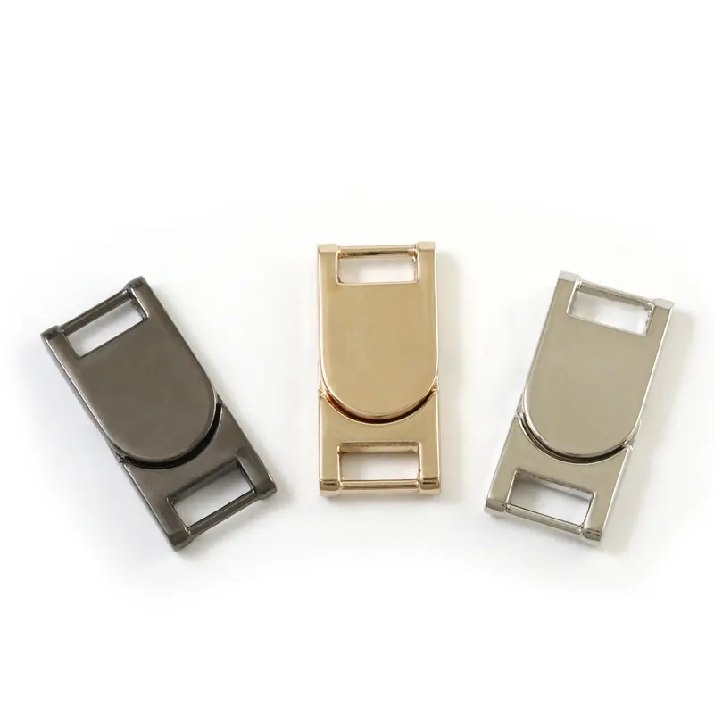 Nuovo arrivo Logo personalizzato borsa in metallo chiusura stampa blocco accessori lega borsa magnete metallo giro Twist Lock per borsa donna