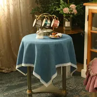 家庭用と結婚式用の装飾洗える耐久性のあるラウンドファッション卸売テーブルクロス
