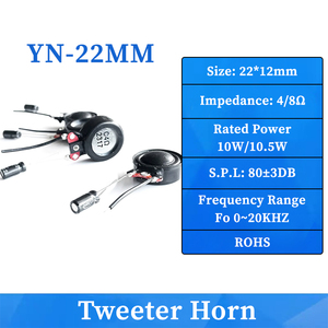 <span class=keywords><strong>Haut</strong></span>-<span class=keywords><strong>parleur</strong></span> tweeter à dôme en soie micro personnalisé 22*12mm 4 Ohm 8 Ohm 10W pour systèmes audio intelligents Hi-Fi, home cinéma et multimédia - Product Image 3