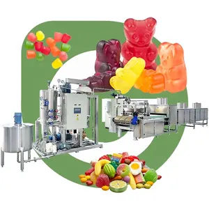 Hard Candy Depositor Lab Vitamin Gummy Soft Chewy Fruit Jelly Bean Production Make Vitamin Machine Small