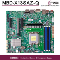 Carte mère MBD-X13SAZ-Q pour processeur Intel LGA-1700 14e/12e/13e génération Core Q670E DDR5 Non-ECC PCIe5.0 2x2.5GbE M.2 Micro-ATX Industrielle Neuve