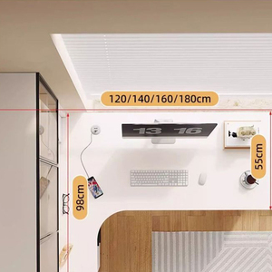 Hiện Đại Sang Trọng MDF L-Hình Bàn Văn Phòng Thiết Kế Gỗ Sồi Mở rộng Cho Nhà Trường Bệnh Viện Giám Đốc Của Biệt Thự Nội Thất Văn Phòng - Product Image 5