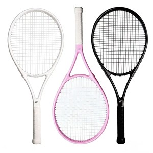 Ventes chaudes - <span class=keywords><strong>Raquette</strong></span> <span class=keywords><strong>de</strong></span> <span class=keywords><strong>tennis</strong></span> professionnelle en fibre <span class=keywords><strong>de</strong></span> carbone <span class=keywords><strong>de</strong></span> 27 pouces pour les sports <span class=keywords><strong>de</strong></span> plein air, avec poignée en bois <span class=keywords><strong>et</strong></span> filet en nylon - Product Image 2