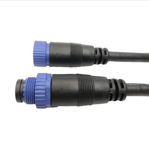 Adaptador Circular Industrial Impermeable Bi-Win M15, Adaptador Recto Tipo Moldeado, Negro para Automoción - Product Image 3