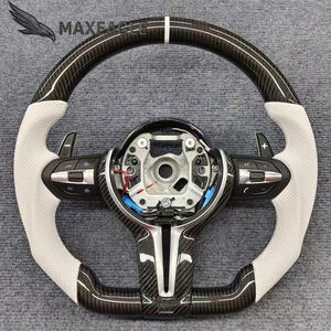 Volante de carreras LED de fibra de carbono azul personalizado para BMWs G20 G22 G30 G05 G06 G82 G81 G87 G80 X5 X6 M3 M4 <span class=keywords><strong>330</strong></span> 5 Series - Product Image 6