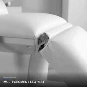 Modern luxury white gold beauty salon furniture <strong>facial</strong> spa <strong>bed</strong> reclining eyebrow lash <strong>bed</strong> adjustable - Product Image 6