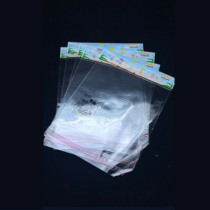 Biểu tượng tùy chỉnh in rõ ràng Poly nhựa tự dính giấy bóng kính khối tiêu đề thẻ OPP Túi cho khung ảnh hiển thị - Product Image 2
