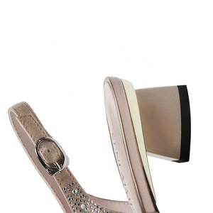 Escarpins Moncheer pour <span class=keywords><strong>femme</strong></span> à bout pointu, <span class=keywords><strong>talon</strong></span> bas, ornés de strass et de perles, antidérapants, légers, à enfiler, pour soirée, sexy - Product Image 6