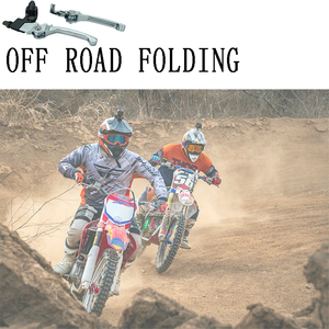 Palanca de embrague plegable para carretera, palancas de manija de freno de aleación para bicicleta de cross, compatible con Crf Klx Pit, Kit de embrague hidráulico corto POWERMOTOR - Product Image 6