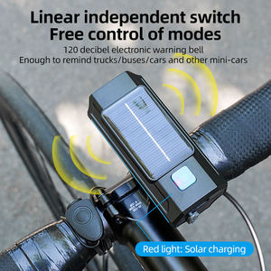 Luz Delantera <span class=keywords><strong>para</strong></span> <span class=keywords><strong>Bicicleta</strong></span> con Energía Solar, Faro LED <span class=keywords><strong>para</strong></span> <span class=keywords><strong>Bicicleta</strong></span>, Luz <span class=keywords><strong>de</strong></span> Carretera y <span class=keywords><strong>Montaña</strong></span>, Lámpara <span class=keywords><strong>de</strong></span> Ciclismo, <span class=keywords><strong>Linterna</strong></span> <span class=keywords><strong>para</strong></span> Ciclismo Nocturno - Product Image 3