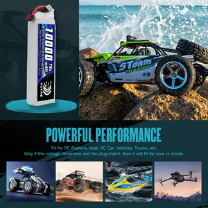 VSVAW 3S <strong>Lipo</strong> <strong>Battery</strong> 70C <strong>10000mAh</strong> 11.1V <strong>Lipo</strong> <strong>Battery</strong> with T/XT60/XT90 Connector for RC Airplane Quadcopter Helicopter FPV Drone - Product Image 6