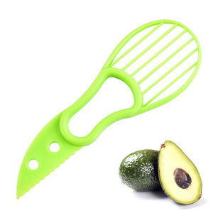 Avocado Slicer Plastic Knife With Grid For Easy Mashing And Slicing Fruit Tools - Product Image 1