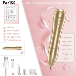 Appareil de beauté sans fil haute précision pour l'élimination des tatouages, avec stylo rechargeable USB pour éliminer les imperfections et les grains de beauté - Product Image 5