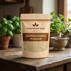 Poudre d'Ashwagandha SAFA, moutonnée, complément alimentaire à base de plantes, soutien immunitaire, antioxydant, éclaircissement de la peau, naturel, biologique, pour adultes, 1 kg - Product Image 1