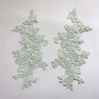 Applique en dentelle brodée pour robe de mariée, chaussures, accessoires de couture DIY, patch