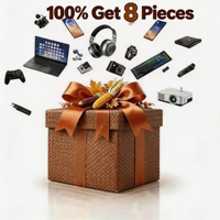 Coffret Mystère Numérique de Haute Qualité 8 Pièces - Boîte Surprise Festive - Nouveauté Aléatoire - Électronique 3C - Casque Gaming avec Chargeur