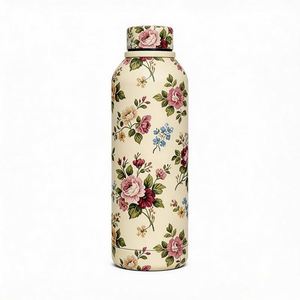 Vaso de Metal Moderno con Diseño Impreso para Adultos, Botella de Agua de Acero Inoxidable Hecha a Mano con Palabras Clave Hechas a Mano - Product Image 5