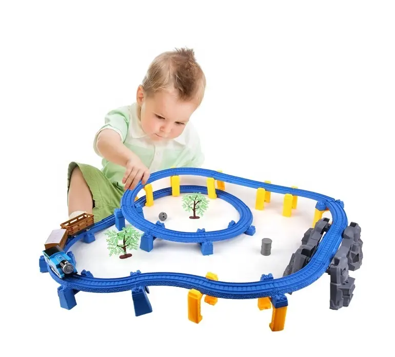 आत्म विधानसभा बच्चों diy इलेक्ट्रिक <span class=keywords><strong>ट्रेन</strong></span> ट्रैक <span class=keywords><strong>खिलौना</strong></span> अजीब खेल के लिए