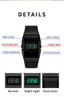 Montres numériques à quartz unisexes pour hommes et femmes, bracelet de luxe, montre sport LED, montre spéciale pour homme avec alarme, en stock, Relojes