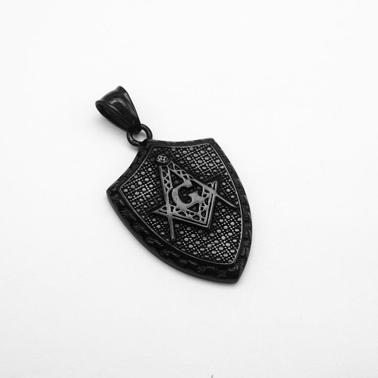 จี้เดี่ยวสีดำไม่มีโซ่