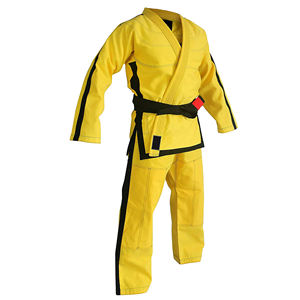 Nouveauté 2026 : Tenue d'arts martiaux jaune sur mesure, uniforme de karaté de haute qualité à bas prix pour hommes - Product Image 1