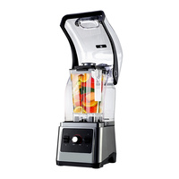 Blender commercial pour smoothies, insonorisé, multifonctionnel, avec fonction de robot culinaire, mixeur professionnel