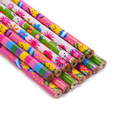 Crayons personnalisés sur le thème de Pâques, crayons en forme d'œufs de Pâques, fournitures d'écriture pour l'école primaire, crayons en bois avec logo par transfert thermique