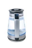 Itop — bouilloire électrique en verre pour maison intelligente, chaudière à eau en verre, température réglable, 1.7 litres