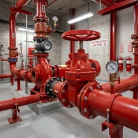 Vannes en fonte ductile de haute qualité pour la lutte contre les incendies, fabrication de vannes à opercule rainurées pour la protection incendie, OEM