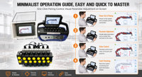 Télécommande sans fil pour grue, rechargeable, piles AAA, portée 50~500M, pour grue montée sur camion, plateformes de forage et excavatrices