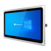 Panel PC Industrial de 12.1 Pulgadas con Pantalla Táctil Capacitiva Sin Ventilador, Monitoreo de Energía Eólica, Aleación de Aluminio, Seis Puertos COM, Resistente al Polvo, HD