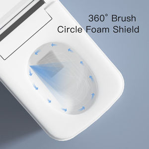 Nouvelle toilette intelligente avec bidet, chauffage multifonctionnel, stérilisation entièrement automatique, siège chauffant, monobloc, sur pied, avec télécommande - Product Image 6