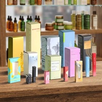 Boîtes en carton écologiques personnalisées en petites séries, emballages colorés pour cosmétiques, essences, parfums, emballages de petites boîtes