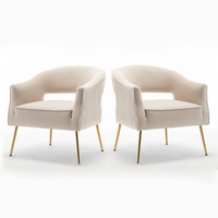 Mobilier italien moderne de loisirs de salon personnalisé direct d'usine canapé de relaxation chaises de loisirs beige clair