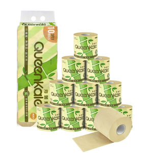 Rouleau de papier toilette écologique pour salle de bain Pâte à papier de bambou vierge souple 2 à 4 plis Options Échantillon gratuit disponible - Product Image 6