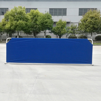 Barrière de protection professionnelle pour terrain de tennis de table avec structure en acier et tissu Oxford pour l'entraînement