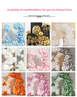 Kit d'arche de ballons LILIS Premium |   Lot de 114 pièces en latex épaissi double couche |   Impression sérigraphique anti-éclatement pour magasin de mariage