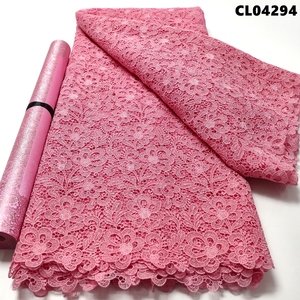 Thêu Sang Trọng Top End Muslin Vải Phổ Biến Nhất Vải Thụy Sĩ Voile Đảng & Wedding Dress Guipure Vải Ren - Product Image 5