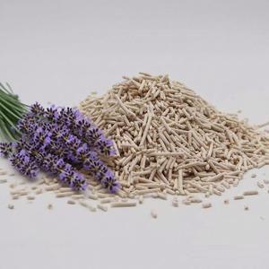 Dongnai เต้าหู้แมวย่อยสลายได้เป็นมิตรต่อสิ่งแวดล้อมกลิ่นลาเวนเดอร์ย่อยสลายได้ง่ายกดให้เป็นก้อนได้ดูดซับได้ปราศจากฝุ่น2กก. - Product Image 1