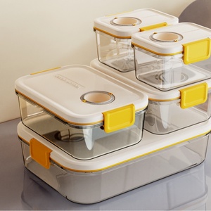 Custom Reusable <b>Plastic</b> Lunch Box Vacuum Seal <b>Containers</b> With Pump Airtight Vacuum <b>Food</b> Storage <b>Container</b> - Product Image 5