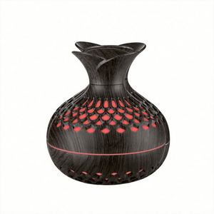 Creative Large Spray USB Aromatherapy <b>Machine</b> Wood Grain Flower Design Hydrating Colorful Ambient Light Aroma Battery - Product Image 2