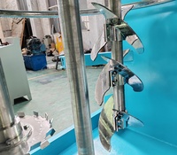 Chine Polyc automatique hydraulique trois arbres peinture mélangeur Machine mur mastic dissolvant pour colle adhésive Silicone mastic