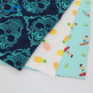 Özel baskılı 1.5mm su geçirmez lamine Polyester naylon süblimasyon neopren kumaş - Product Image 3